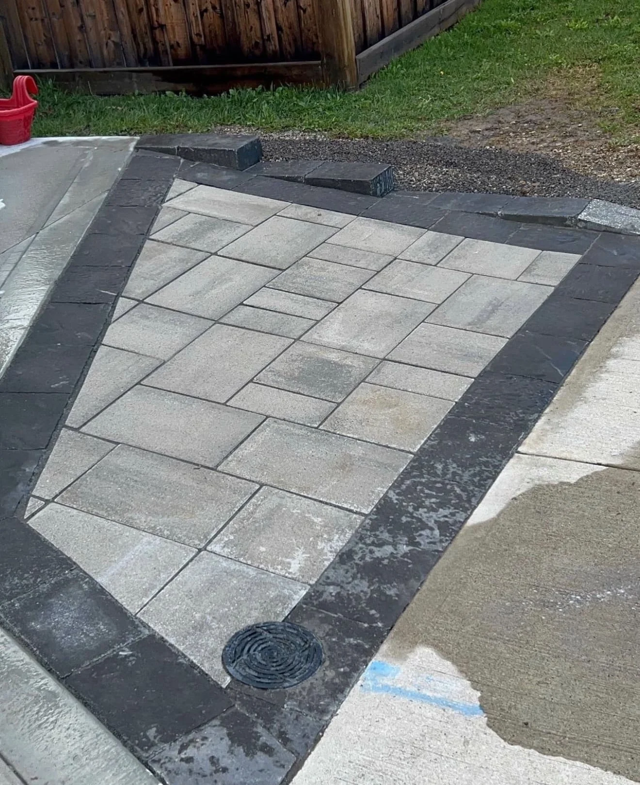 Interlock pad with drainage detail by NS Services