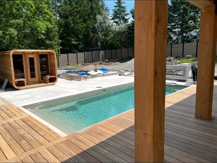 Under-deck Patio